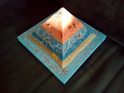 Pyramid Orgonite 17 Cinnamon Moon