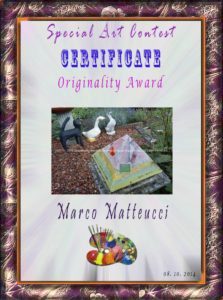 Orgonite pyramid Art award, working beeswax for orgonite by Marco Matteucci aka Marek Sheran