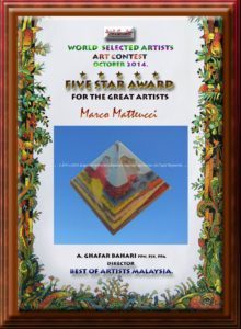 Orgonite pyramid Art award, working beeswax for orgonite by Marco Matteucci aka Marek Sheran