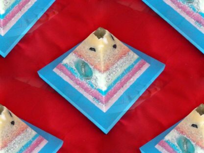 Kunst Dag 17 cm piramide orgonite