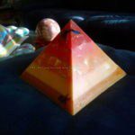 Lemuria Dream 17 cm pyramid orgonite 002