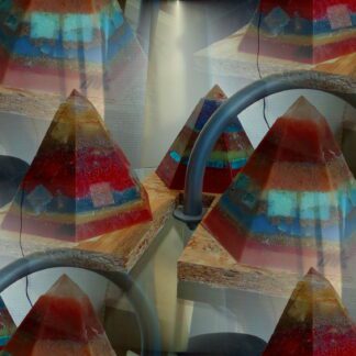 Golden Pyramids Orgonite