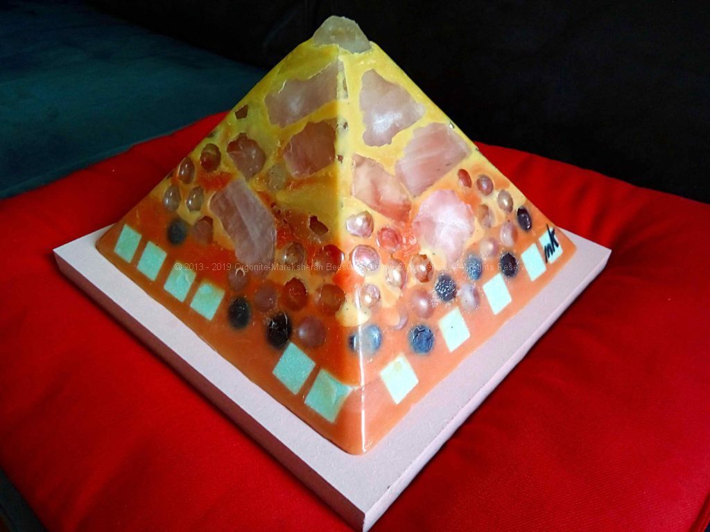 European Elections 2019 24 cm beeswax pyramid orgonite