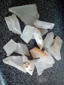 Bergkristallen kwarts